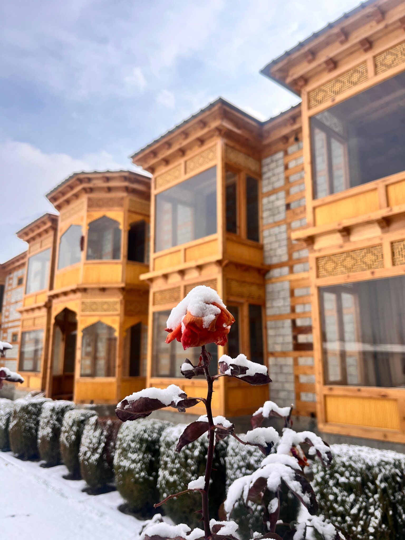 Cozy interior of the guesthouse