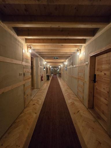 Elegant dining area showcasing handcrafted wooden furniture and decor